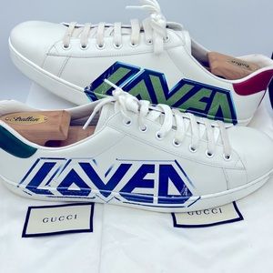 Gucci Ace Miro Soft Loved Print Nappa Men Sneakers